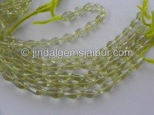Lemon Quartz Faceted Bicone Shape Beads